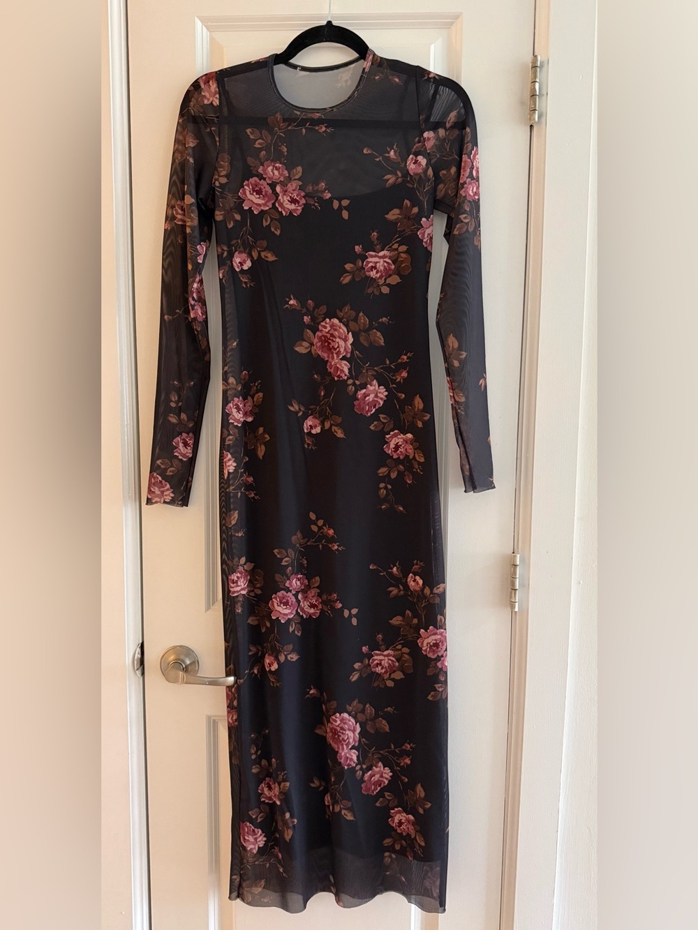 Reformation Rene Mesh Knit Dress